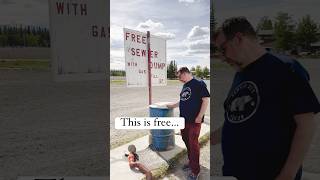 FREE water, dump station & boondocking in Tok, Alaska. Did you listen to podcast 299? #rv #podcast