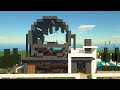 Minecraft Yuvarlak Pencere Tasarımlı Ev | Şehir #21