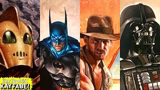 Painting the Icons of Comics and Pop Culture: Star Wars, Indiana Jones, Batman, Stephen King, & MORE