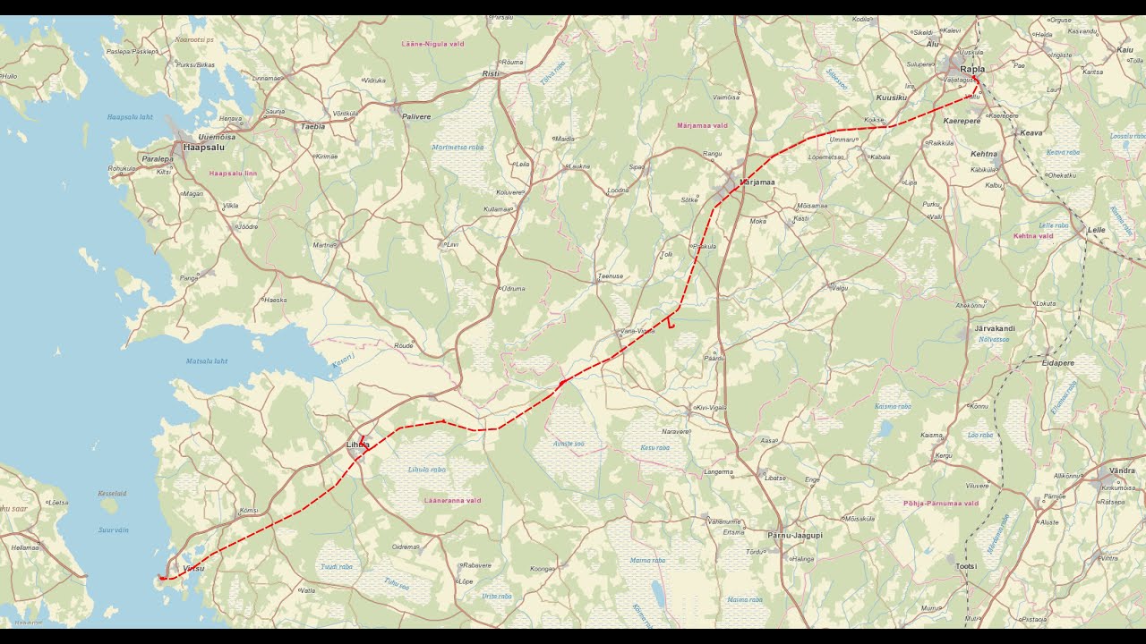 Offroad elemendid Rapla - Virtsu raudteetammil 28.12.2020