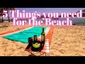 Beach Hacks to make your next Beach Day even better (best beach gear 2021)