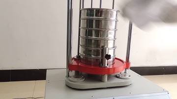 Geotextile Opening Size Tester for Standard Test Method ASTM D2751