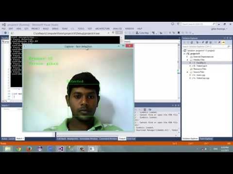Face recognition and training in opencv