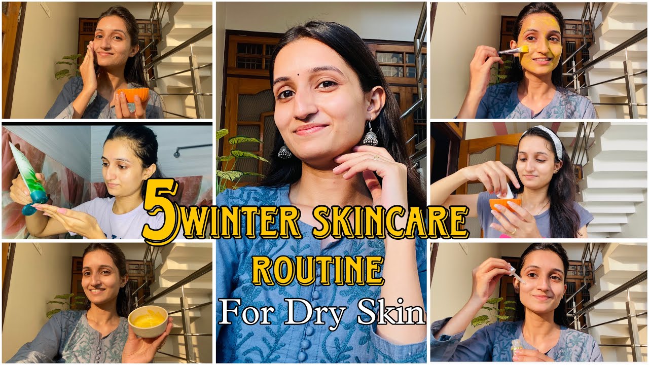 Winter Skincare Routine🌼 Take care of skin in winter at home , Dry skin ...