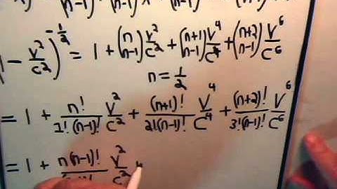 Binomial Expansion With Negative Exponent: Example 2 - From Physics
