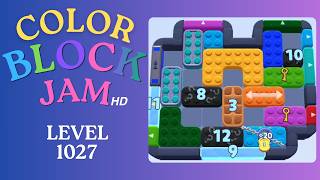 Color Block Jam Level 1027 Solution Walkthrough
