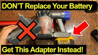 ✅ Dyson ● Battery Dead? DON&#39;T BUY A NEW ONE!  Get This Adapter Instead!