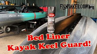 Bed Liner Kayak Keel Protection Hack  Fishyaker Kayak Rigging