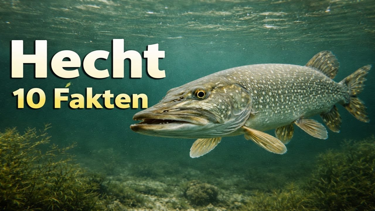 Hecht – Der lautlose Jäger unserer Gewässer 🐟 | 10 Fakten - YouTube