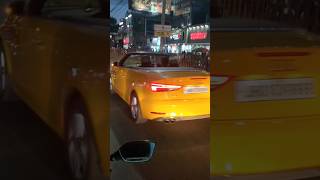 Racing Car Audi Cabriolet on roads 😍#automobile #audi #racecar #shorts