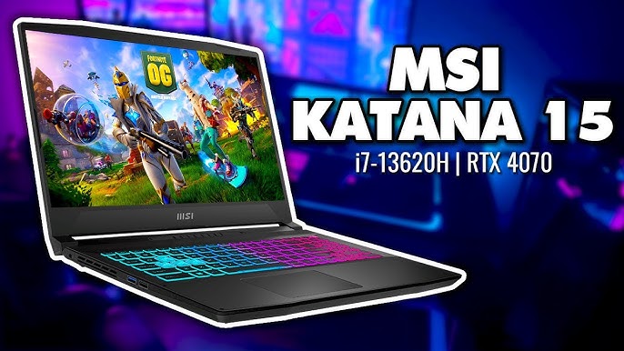 MSI Katana 15, Intel 12th Gen. i7-12650H, 40CM FHD 144Hz Gaming