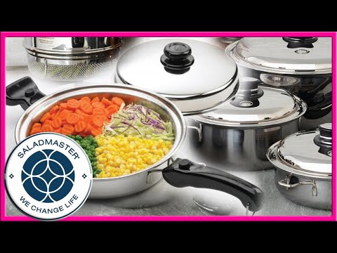 Full Salad Master Cookware Presentation  Part 1 Health Eating Food  Processor Complete Set Top Chef 
