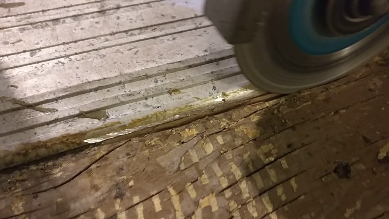 How to prep marble tile floor epoxy Cutting Keyway tip YouTube