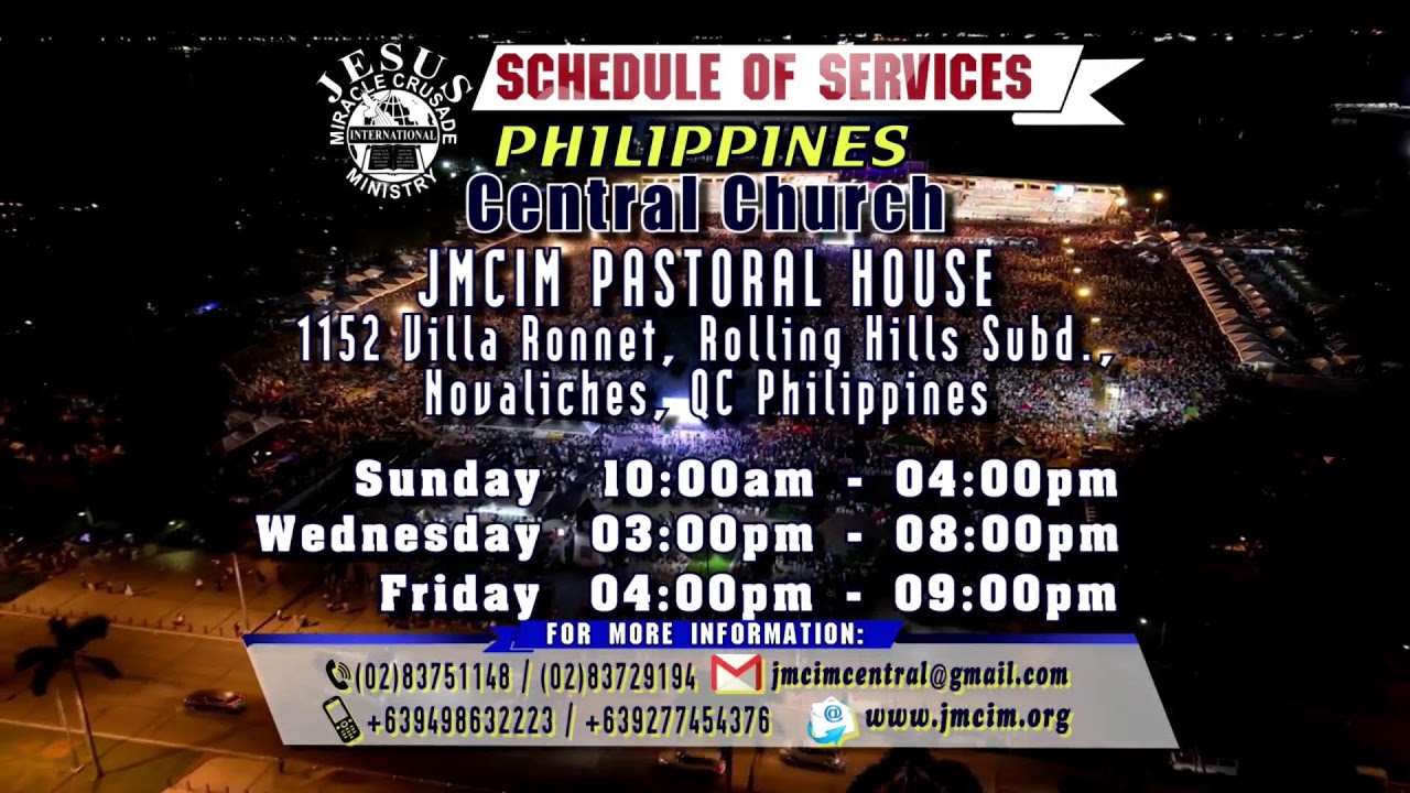 Watch!!! JMCIM Central Live Streaming of Friday Service | FEBRUARY 20, 2026.