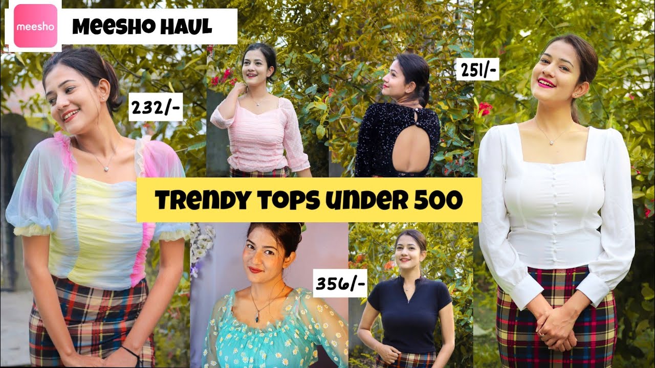 meesho tops under 500