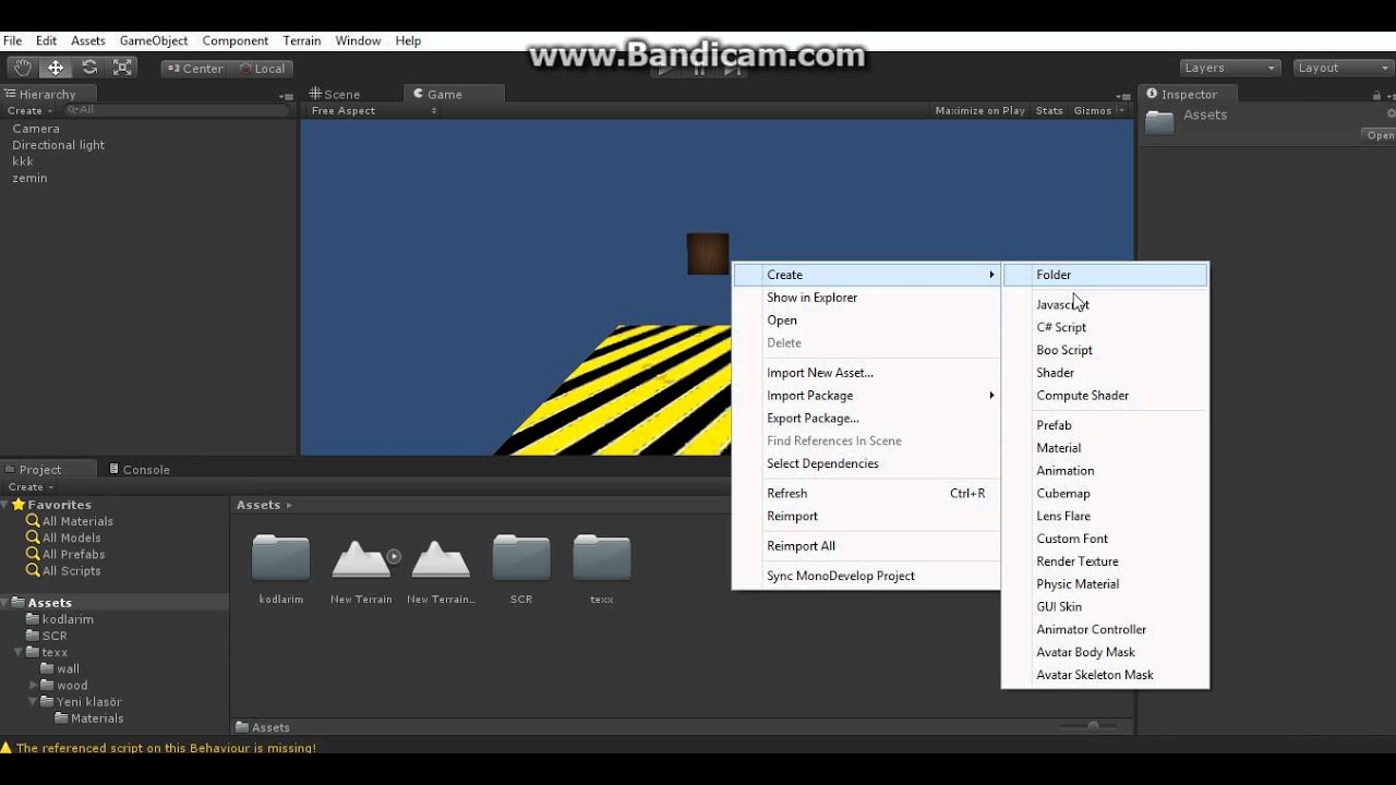 Unity 3D Türkçe Ders 07 Java Scripte İşlem Mantığı - YouTube