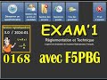 Entrainement 0168 à la licence radioamateur avec Exam1 - Samedi 23 Mars 2024 - 11h00