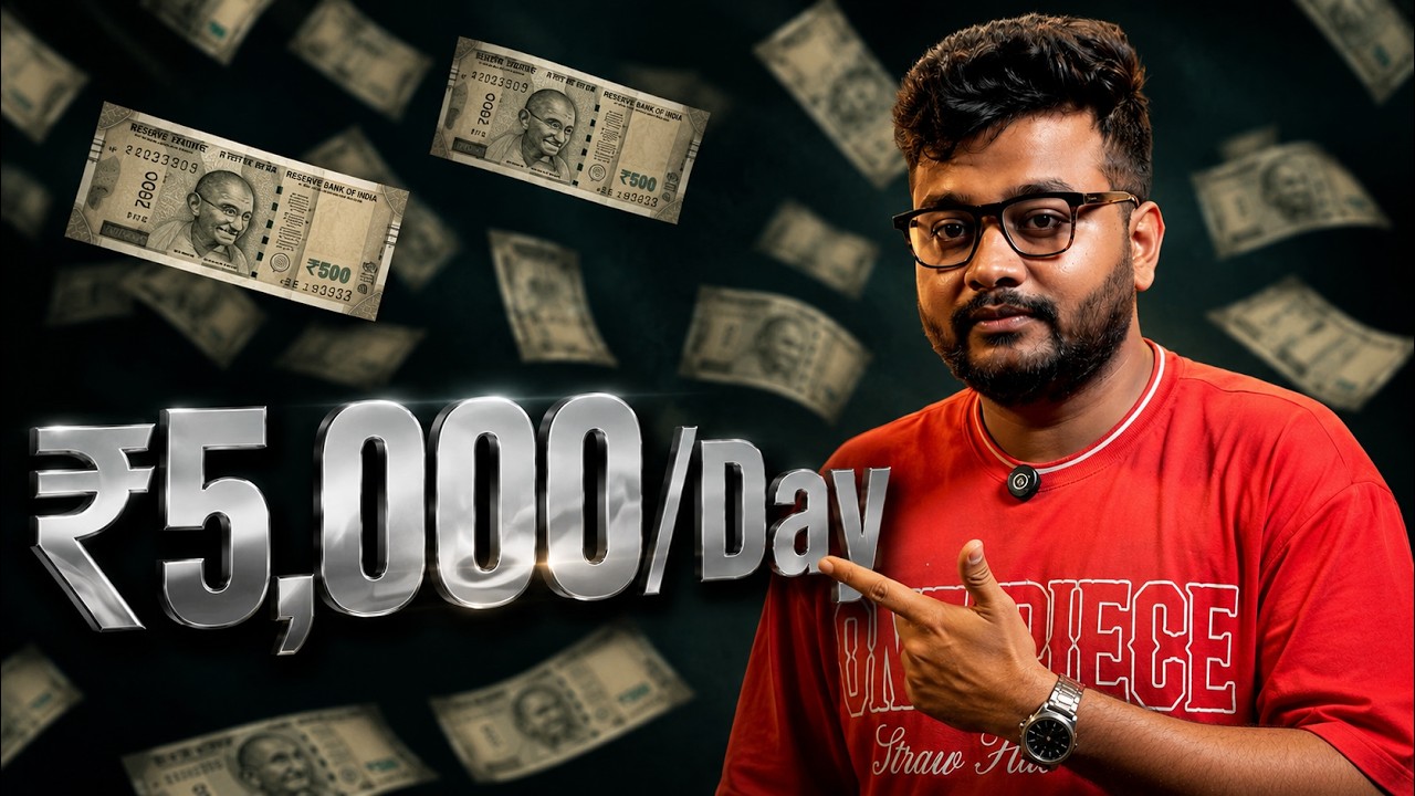 I Found 3 Lazy Ways to Make Money With AI (₹0 to Start)