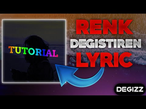Alight Motion Rainbow text - Renk Değiştiren Lyric Nasıl Yapıl