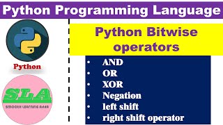 #python #tutorial #beginners  bitwise operators in python part-3 | python tutorials for beginners