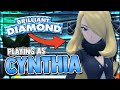 I Modded Brilliant Diamond to play as Cynthia