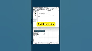 Instant One‑Click Table Sorting in Excel Using VBA