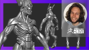 Digital Marathon: Original Robot Design - Deryck Pelegrini - ZBrush 2021.6