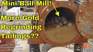 Regrinding Gold Tailings In A Mini Ball Mill! Better Recovery & More Gold??