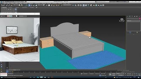 3DsMax Tutorials, Learn from Scratch for Beginners Modeling a 3D Furniture in 3dsmax (Part 1)