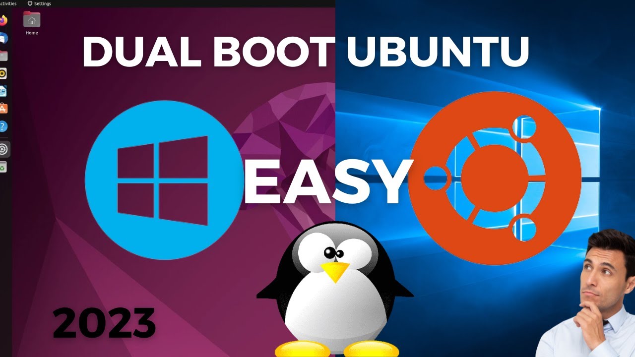 How to Dual Boot Ubuntu and Windows Easy Way 2023 - YouTube
