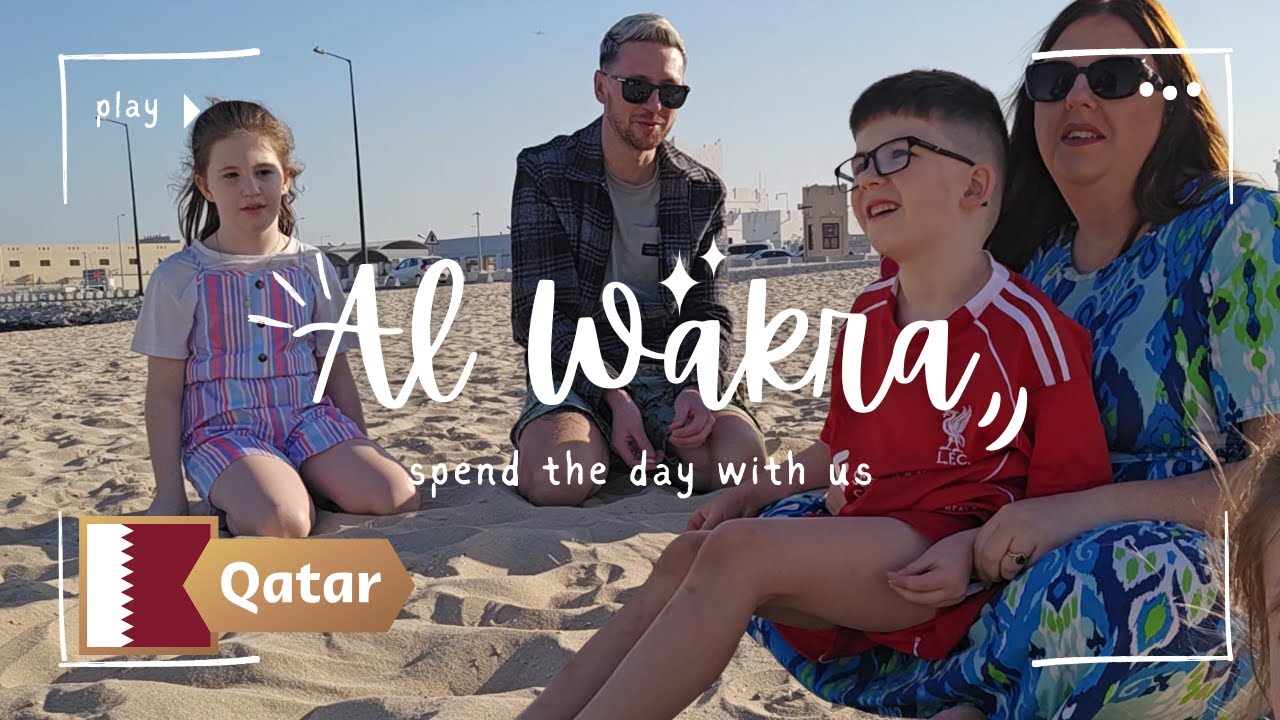 Family Saturday Out in Al Wakra, Qatar | Beach Day, Old Souq Dinner & Citrus Festival 🍊