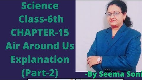 Science Class-6th Chapter-15 Air Around Us Explanation (Part-2)