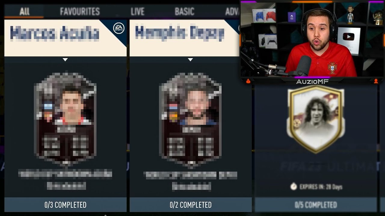 Auzio Reacts to NEW 86 Depay & Acuna Showdown SBC