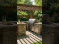 Beautiful BBQ Area Interior Design | Modern Outdoor Living Space #interiordesign #modernrooms