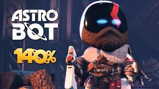 Astro Bot - FULL GAME &amp; DLC - 140% Walkthrough Longplay (All Trophies) - PS5 4K60fps - No Commentary