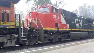 BNSF 4871 north (another CN on a sand train)