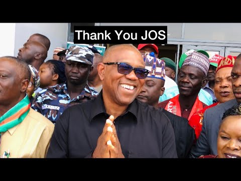 Peter Obi’s Visit to Jos Today as The people chanted “OUR PRESIDENT”
