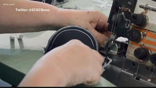 SC inmates make masks for the homeless