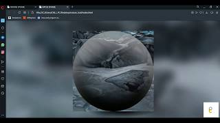 3D global sphere home page by using html and css