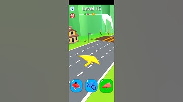 Shape shifting game very cool and gnarly hyper casual game #shapeshifting​ #funnygamevideos​ #shorts