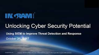 Using SIEM to Improve Threat Detection and Response | Ingram Micro Cyber Security