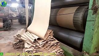 Jute Fabric Cutting for Hessian Jute Bag inside Jute Mill form Bangladesh