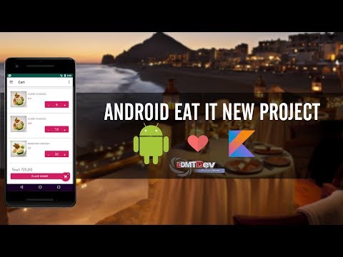 Kotlin Android Tutorial - New Eat It part 16 Load Cart Items