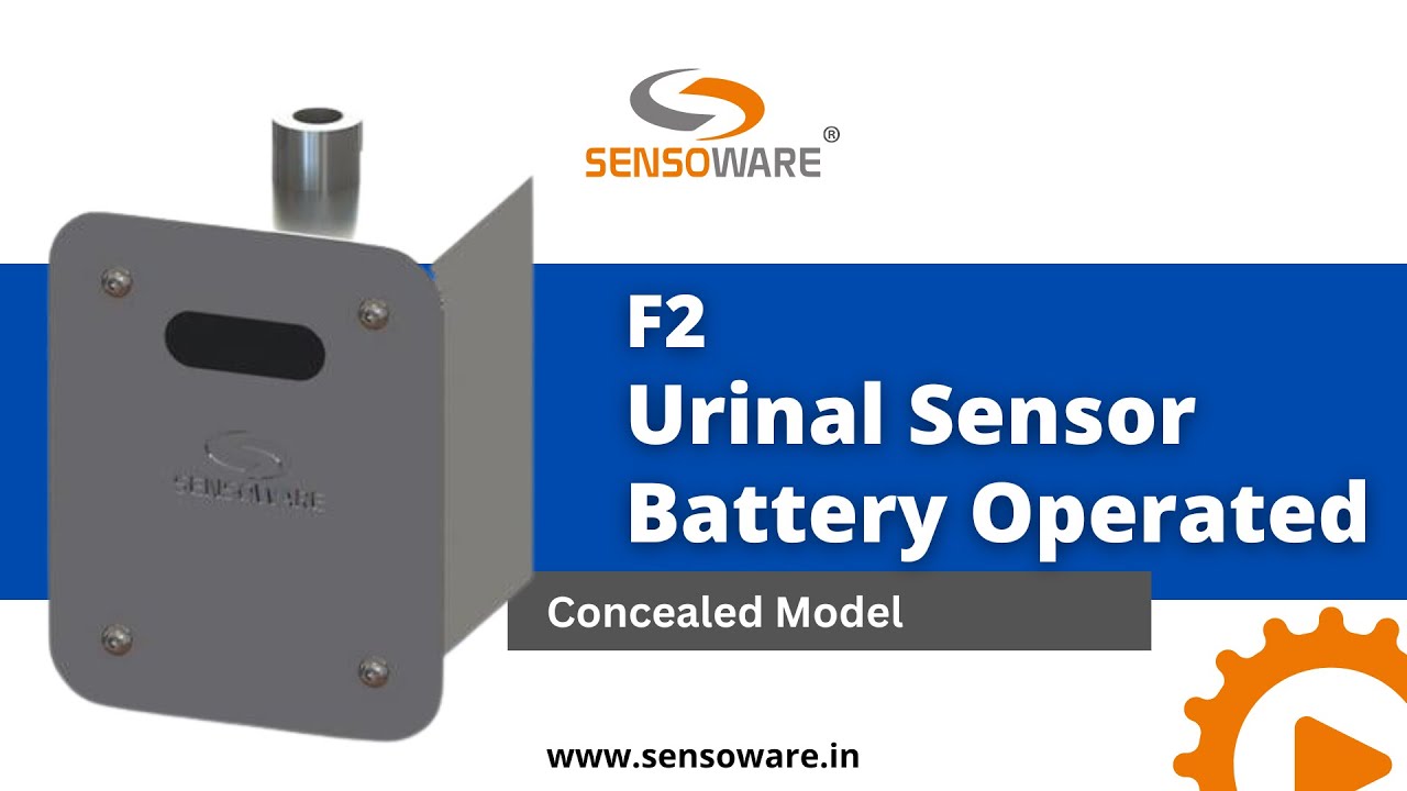 F2 Concealed Urinal Sensor Stainless Steel With Shut off Valve