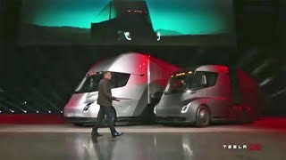 Raw Video: Tesla Unveils Electric Semi Tractor-Trailer Truck screenshot 4