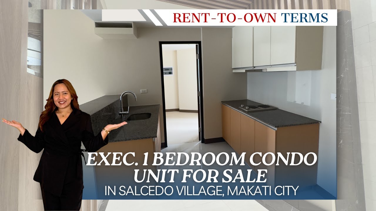 Semi-Furnished Exec. 1 Bedroom Condo in Salcedo Village for Sale | THE ELLIS MAKATI | Rent-To-Own