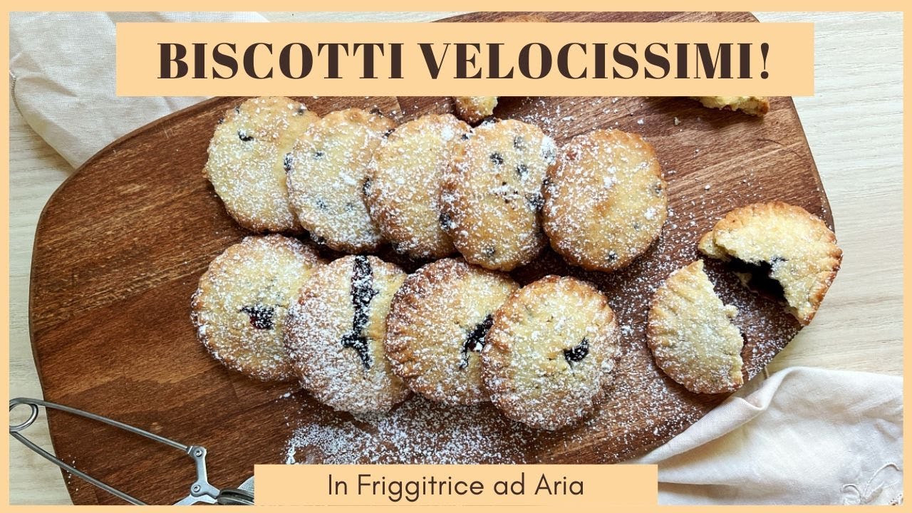 BISCOTTI FACILISSIMI IN FRIGGITRICE AD ARIA | Ricetta per tutti, grandi e piccini |
