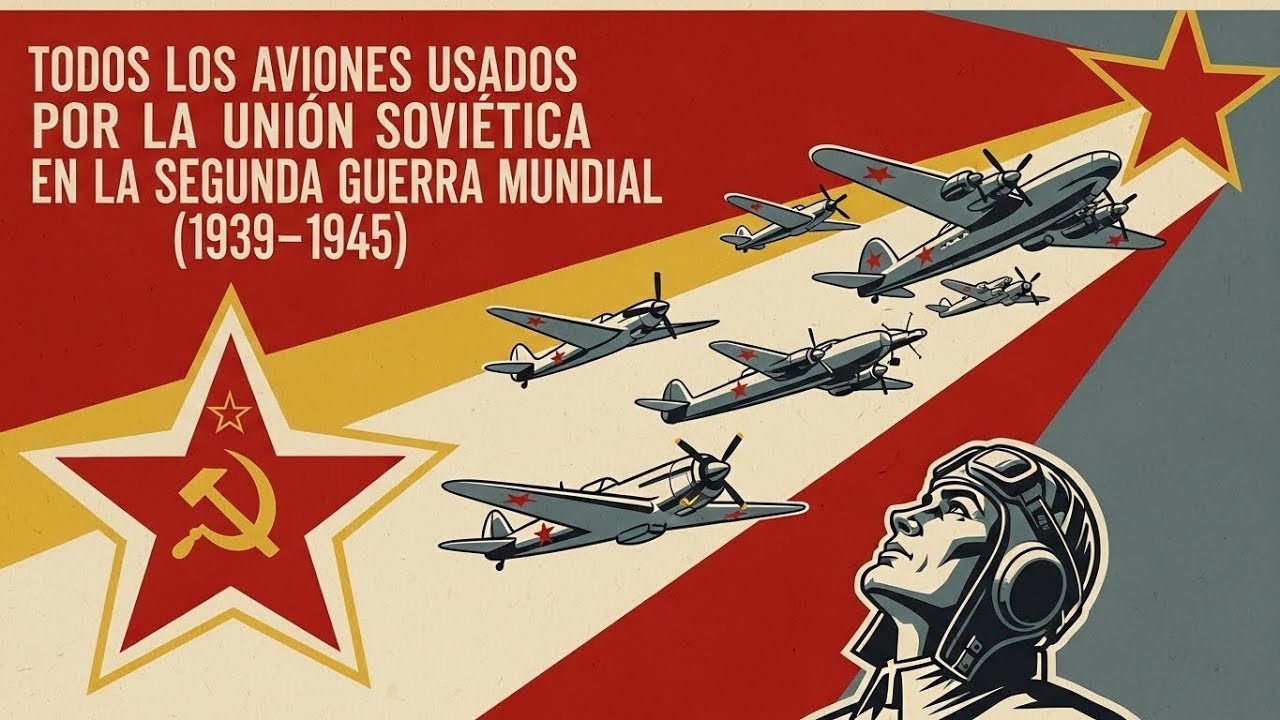 Todos los Aviones Usados por la Unión Soviética en la Segunda Guerra Mundial (1939-1945)