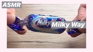 ASMR Mini Milky Way chocolate 🍫