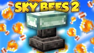 Minecraft Sky Bees 2 | LUCKY SWORD, HONEY CONGEALER & FISHI BEES! #6 [Modded Questing Skyblock]